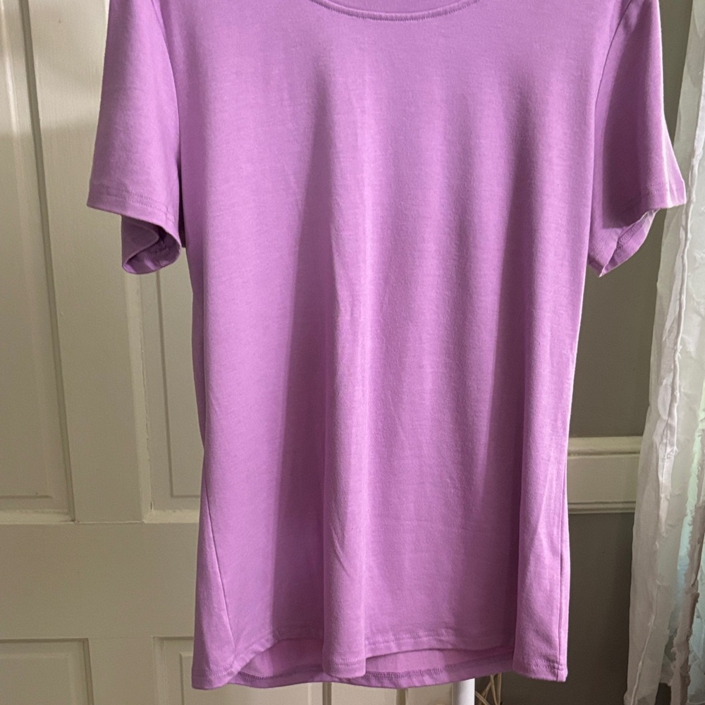 Vibrant Lilac Short Sleeve Tee - Picture 2 of 6